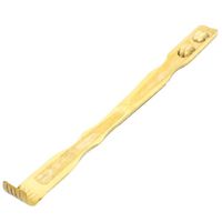 uxcell 17.7" Wooden Wood Bamboo Scratchback Back Scratcher Rack Body Massage