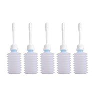 SUPVOX 10Pcs Enema Douche Applicator Bottle Portable Disposable Vaginal Douche Anal Applicator Cleaning Tool for Women Men Personal Health 200ml (Blue)