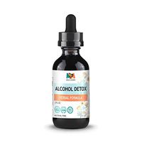 Alcohol Detox Herbal Formula 2oz Tincture Alcohol-FREE Liquid Extract (Milk Thistle Seed, St. John's Wort, Passionflower, Dandelion, Chanca Piedra, Hawthorn Berry)