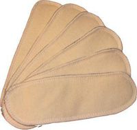 WillowPads Cloth Feminine Pads-Hemp Inserts 6 Pack Long [Health and Beauty]