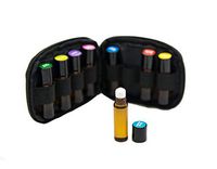 Essential Oil Pocket Roller Ball Keychain Kit - (8) 4ml Roll-on Bottles filled w/Blends for Immunity, Respiratory, Sore Muscles, Digestion, Sleep, Headaches, Anxiety & Depression