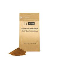 Slippery Elm Bark Extract Powder (1 lb) by Pure Organic Ingredients, Highest Concentration (10:1), 100% Pure & All-Natural, Vegan, Gluten-Free Throat & Indigestion Relief*, Digestive Support*, Eco-Fr
