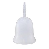 FTXJ Female Period Menstrual Cup Feminine Hygiene Cups Alternative Protection for Sanitary Napkins and Tampons (White, L)