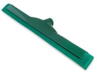 Carlisle 4156709 Spectrum Plastic Double Foam Rubber Hygienic Floor Squeegee, 18" Width, Green (Case of 6)