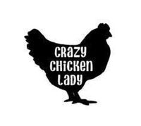 HotSaleStore Sticker Seals 48 Crazy Chicken Lady!!! Sticker Label Envelope Seals 1.2" Round