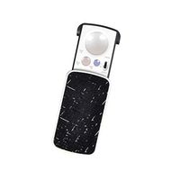 ZHHL Magnifying Glass,30X 60X 90X Handheld Slide Out Pocket Magnifying Glass Small Portable Loupe with LED Light UV Light