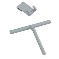 SAQIMA Silicone Scraping Window Cleaning Window Cleaner Glass Mirror Floor Cleaner Bathroom Cleaning Tool Kitchen Necessity (Gray)