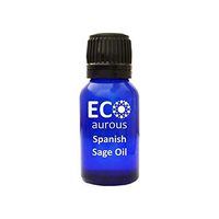 Spanish Sage Oil (Salvia lavandulifolia) 100% Natural, Organic, Vegan & Cruelty Free Spanish Sage Essential Oil | Pure Spanish Sage Oil By Eco Aurous (10000 ml)