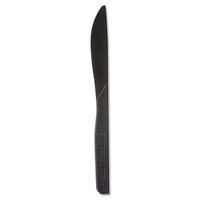 Eco-Products 100% Recycled Content Cutlery, Knife, 6", Black - Includes 1000 per case.