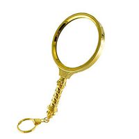 JINPENGRAN Magnifying Glass 5 Times high-Definition Zoom Full Metal Flower Handle Hand-held Magnifying Glass Suitable for Elderly Children Assist Reading