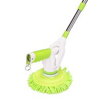 Mop mop Bucket - one Generation Electric Rotary mop Household Cleaning Brush Wood Floor waxing Machine Glass Cleaner car polishing - Tow@Green_3.7V Electric mop