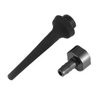 HEALLILY Silicone Enema Vaginal Anal Cleaner Douche with Enema Nozzle Tips for Men and Women (Pointed Spout)