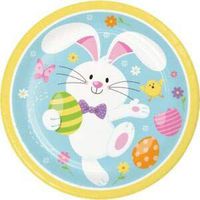 Easter Bunny 9 Inch Paper Plates 8 Per Pack Easter Decoration