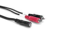 Hosa CFR210 Stereo Mini to Dual RCA Adapter Cable