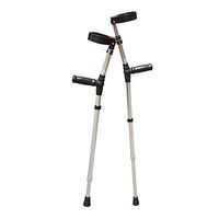 AILSAYA Elbow Crutches Fractures, Light Folding, Forearm, Crutches, Crutches, Rehabilitation, Medical Arm Elbow Crutches Light Walking Sticks Under The Crutches Rehabilitation Forearm,Gray