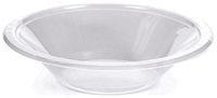 Creative Converting 28114151 Touch of Color Plastic Bowl, 12 oz, Clear