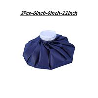 Ice Cold Pack Care Ice Bag Glumes Reusable Ice Bag Hot Water Bag for Injuries, Hot & Cold Therapy, Pain Relief, Swelling, Headache, First Aid, (11inch)