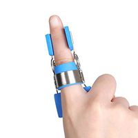 LIBWX Trigger Finger Splint, Finger Trainers Splint Spasm Orthosis Function Finger Wraps Straightening Curved Stainless Steel Spring,S