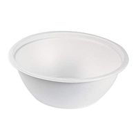 Sugarcane Serving Bowl (Case of 100), PacknWood - Compostable and Biodegradable Bowls (80 oz, 9.4" Diameter) 210APUB2400