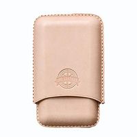 Humidors Cigar Travel Cigar 3 Packs of Portable Cigar Cover Sealed Moisturizer Handmade (Color : Pink, Size : 14.59.53.5cm)