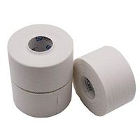 Athletic Tapes White Medical 1.5"X 15 Yards Per Roll Medical No Sticky Residue Easy to Use and to Remove Suitable， Perfect for Bats - Lacrosse - Hockey - Sticks - Climbers and Boxing Sports（3 Pack）