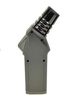 Zico Original Refillable Butane Smooth Adjustable Torch Gun Flame Lighter (Gray)