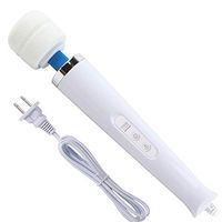 Personal Wand Massager, FLSLHS Handheld Muscle Massager with 30 Pulsation Patterns Quiet for Neck Shoulder Back Body Massage, Corded,White
