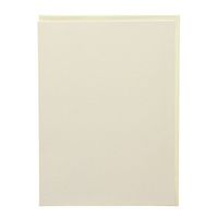 American Crafts A6 Card and Envelope Set - Scrapbooking Essential Stationery Pack - 4.75" x 6.5" - Ivory, 40 Pieces