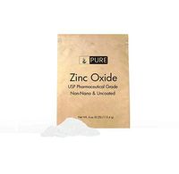 Zinc Oxide Powder (4 oz.) by Pure Organic Ingredients, Eco-Friendly Packaging, Non-Nano, Uncoated, Food & USP Grade, For Sunscreen, Diaper Rash Ointment, Burn Relief & Chapped Lips Remedy