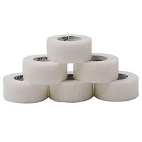 Self Adherent Cohesive Wrap Bandages 6 Count 1" x 5 Yards, Self Adhesive Non Woven Bandage Rolls, FDA Approved （White）