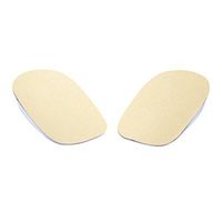 ROSENICE One Pair Breathable Height Increase Insole Heel Inserts Invisible Shoe Lifts Heel Half Insoles Shoe Elevator Inserts for Men Women 3.5cm(Apricot)