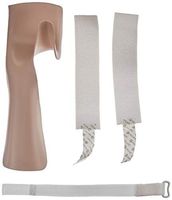 Rolyan Splinting Material Sheet, Functional-Position Hand Splint, Right, Large, Deluxe Model, Includes Self-Adhesives Strap Kit, Single Sheet