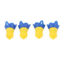 4pcs Silicone Noise Reduce Earplugs Hearing Protection Sleeping Ear Plugs Perfect for Construction Workers, Musicians, Students