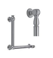 Jaclo G20-12H-12W-ACU Straight Smooth with Finials Grab Bar, Oil Rubbed Bronze