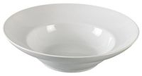 Yanco AC-711 ABCO Deep Mediterranean Bowl, 32 Oz Capacity, 10.75" Diameter, 3" Height, Porcelain, Super White, Pack of 12