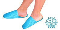 Rapid Relief Cold Therapy Slippers for Tired and Swollen feet, hot feet, Relief from Neuropathy Pain Caused by Diabetes and Chemotherapy. One Size fits Most.