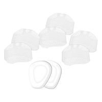 Metatarsal Pads Forefoot Pad,iWEingHo&21 Ball of Foot Cushions Metatarsal Foot Pads Breathable Foot Protector Heels Pads Pain Relief Insole Forefoot Care 4 Pairs White