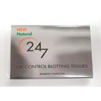 24/7 Facial Blotting Tissues, Bamboo Charcoal