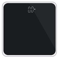 Iusun Digital Electronic Scale, Body Weight Scale, Accurate Weight Scale, Adult Health Steel Exquisite Protective Glass Bathroom Scale, 400 Pounds Scales - Ship From USA (Black)