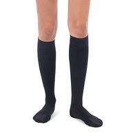 Jomi Compression, Unisex, Knee High Stockings Collection, 20-30mmHg Surgical Weight Closed Toe 220 (Small, Black)
