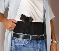 Concealed Carry Belly Band (Black, 28 to 34")