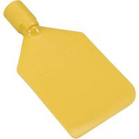 Vikan 70116 Yellow Nylon Stiff Paddle Scraper, 6" L x 4.5" W Blade