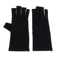 1 Pair Arthritis Gloves - Men & Women Fingerless Compression - Open Finger Hand Gloves - Relief Arthritic Joint Pain for Computer Typing - S