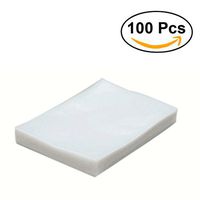 UEETEK Sealed Freezer Storage Bags Transparent Plastic Resealable Grip Seal Storage Bags 20 x 30cm 100PCS