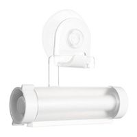 Rolling Toothpaste Squeezer and Hanger Gadget,White