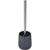 EVIDECO 6684181 Roma Collection Bathroom Toilet Bowl Brush Resin Dark Grey