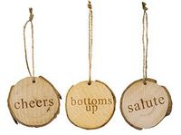 Heart of America Assorted Salute Wine Tags - Set of 3