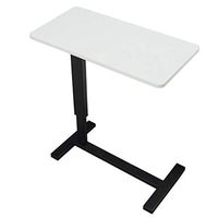 CX Overbed Table Laptop Desk Cart Hospital Bed Desk Swivel Table Mobile Height Adjustable Laptop Table for Home, Nursing Home