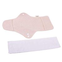 Milisten 2pcs Reusable Sanitary Cloth Washable Menstrual Pads Absorbent Cotton Panty Liners Bladder Support Sanitary Napkins with Insert for Women 280mm