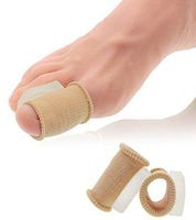 Fabric Gel Sleeve Toe Protectors for Corns, Blisters, Hammertoes Bunion Relief- for Men & Women